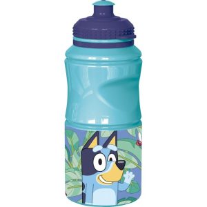 Garrafa Água Plástica 380Ml Bluey Leaves