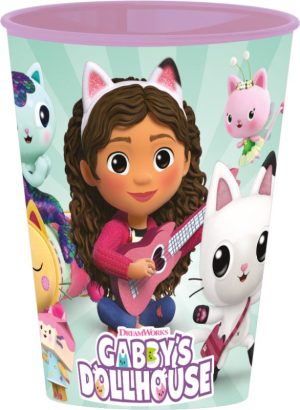 Copo Plástico Gabby´s Dollhouse Wonderland 260Ml