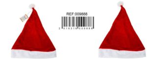 Gorro Natal Vermelho 100% Poliester