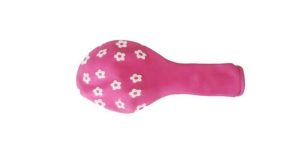 Saco 10 Balões Látex Impressos Flores 30Cm
