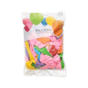Saco 100 Balões Latéx 12'' (30cm) Mix