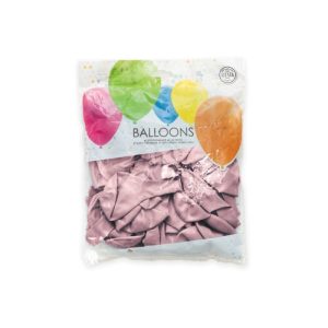 Saco 50 Balões Latéx Metalizados Perolados 12'' (30cm)