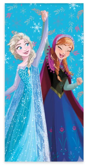 Toalha Praia-Banho Disney Frozen Cheerfulness 60x120cm 100% Algodão