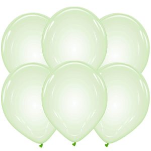 Blister 6 Balões Latéx Transparentes 32Cm