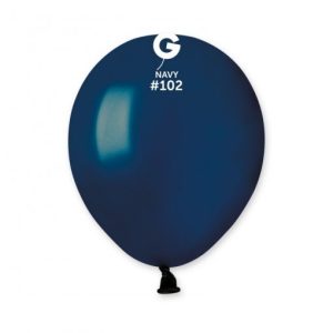 Saco 100 Balões Latéx 5'' (12cm) GEMAR - navy #102