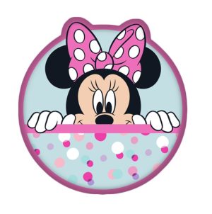 Almofada Decorativa Redonda Minnie Dots 35x34Cm