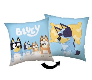 Almofada Decorativa Dupla Face Bluey-Bluey Familia 40x40Cm