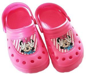 Crocs Rosa Choque Minnie Disney