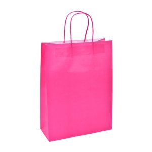 Saco Papel Presente Asa Torcida 24x10x32Cm