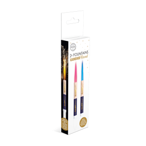 Blister 2 Foguetes Baby Boy ? Baby Girl ? Revelação de género - Azul