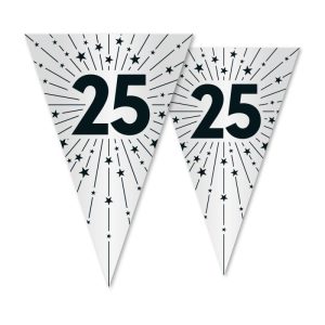 Grinalda 10mt 20x30Cm (Dupla Impressão) Celebração 25 Anos