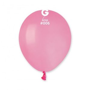 Saco 100 Balões Latéx 5'' (12cm) GEMAR - rose #006