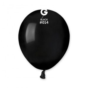 Saco 100 Balões Latéx 5'' (12cm) GEMAR - black #014