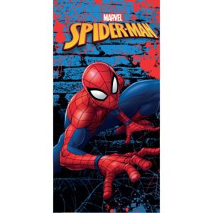Toalha Praia-Banho Spiderman Wall 70x140cm 100% Algodão