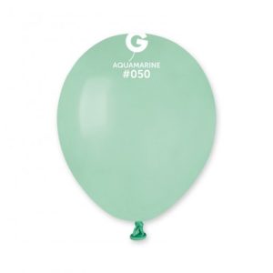 Saco 100 Balões Latéx 5'' (12cm) GEMAR - aquamarine #050