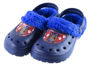 Crocs Inverno (com Pelinho) Azul Escuro Patrulha Pata Chase