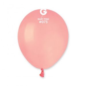 Saco 100 Balões Latéx 5'' (12cm) GEMAR - baby pink #073