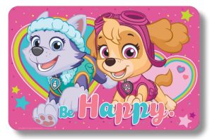 Base Individual Patrulha Pata Skye e Everest Be Happy 43x28Cm