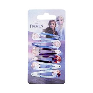 Conj. Ganchos Cabelo Frozen - 6 Ganchos, Frosty