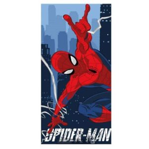 Toalha Praia-Banho Spiderman Urban 70x140cm (Secagem Rápida) 100% Poliester