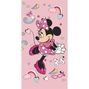 Toalha Praia-Banho Minnie Magical Day 70x140Cm Disney (secagem rápida) 100% poliester