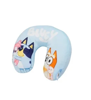 Almofada de Viagem para Pescoço Bluey e Bingo Cuddle Polly e Floppy