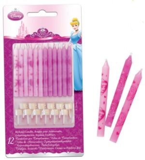 Blister 12 Velas Disney Princess Live Your Story