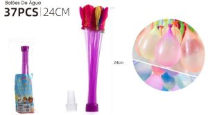 Blister 37 Balões Latéx Água de Enchimento Rápido 24Cm