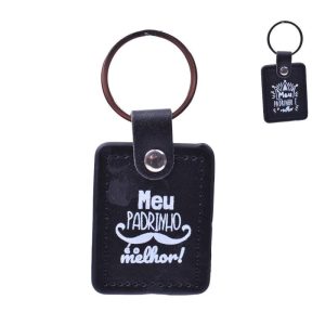 Porta Chaves Meu Padrinho é o Melhor 5.2x3.8Cm