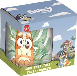Caneca Cerâmica Bluey Leaves 235Ml
