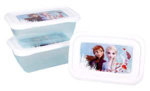 Conj. 3x540Ml Tupperwares Frozen Blue Forest 15x10x7Cm