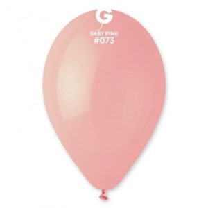 Saco 100 Balões Latéx 12'' (30cm) GEMAR - Baby Pink #073