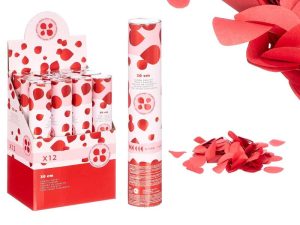 Lança Confetis Pétalas Vermelhas