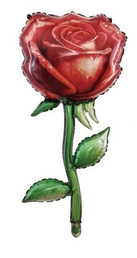 Balão Foil Flor Rosa 47.6x97Cm