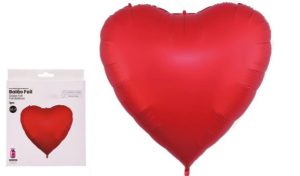 Balão Foil Coração Vermelho 166Cm