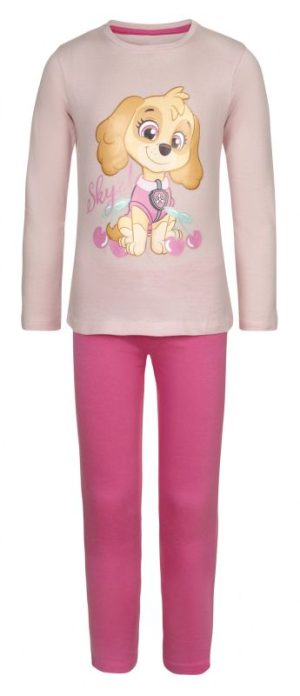 Pijama de Menina Manga Comprida Patrulha Pata Skye