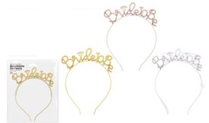 Bandolete Bride to Be Dourado-Rose Gold-Champanhe-Prateado 17Cm