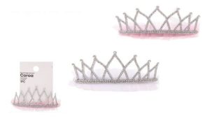 Coroa Prateada com Tule