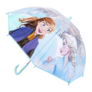 Guarda Chuva Manual Transparente Disney Frozen Forever Sisters 45Cm