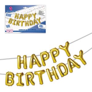 Grinalda Balão Foil HAPPY BIRTHDAY 45Cm