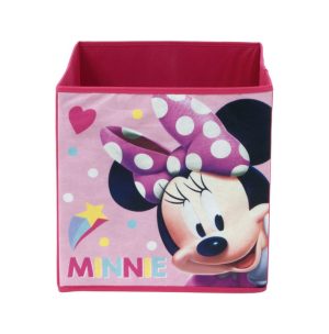 Caixa de Arrumação Minnie Polka Charm Disney 31x31x31Cm