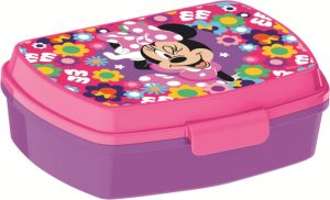 Lancheira Disney Minnie 16x12x5Cm - Bold Florals (Rosa-Roxo)