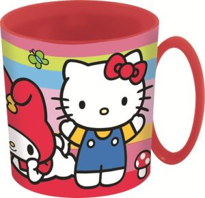 Caneca Plástica Hello Kitty and Friends 390Ml