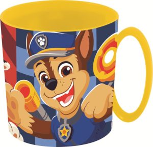 Caneca Plástica Patrulha Pata Rescue Pups 390Ml (pode ir ao Microondas)