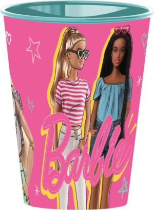 Copo Pástico Barbie Stylish 260Ml