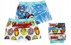 Blister 2 Boxers Avengers Power 9-10A (134-140Cm)