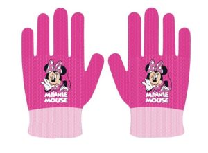 Luvas Infantis Rosa Choque Minnie Wink Disney Tamanho Único