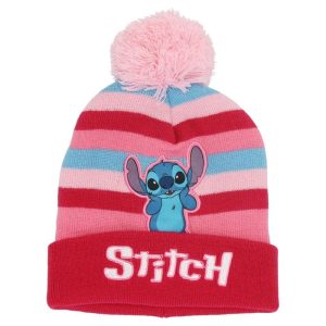 Gorro Stitch Riscas Playful Light Tamanho Único - Rosa Escuro