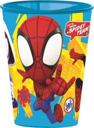Copo Plástico Spidey 260Ml