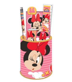 Conj. 7 peças Escolar Minnie Wink Disney